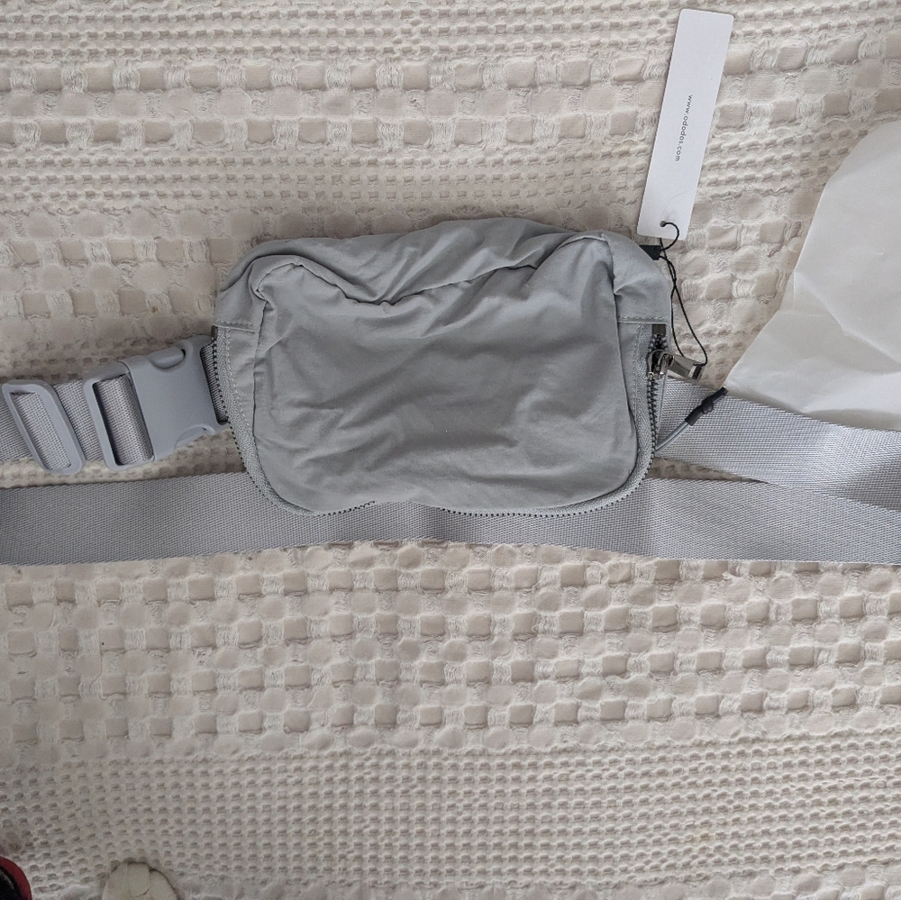 Stylish Silver Fanny Pack